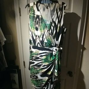 EUC Worthington XL Faux Wrap Dress